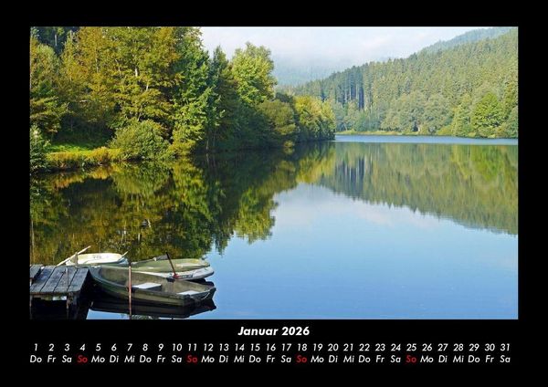 Produktbild: Die Seen der Erde 2026 Fotokalender DIN A3