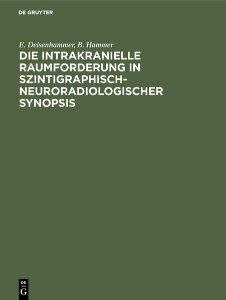 Produktbild: Die intrakranielle Raumforderung in szintigraphisch-neuroradiologischer Synopsis