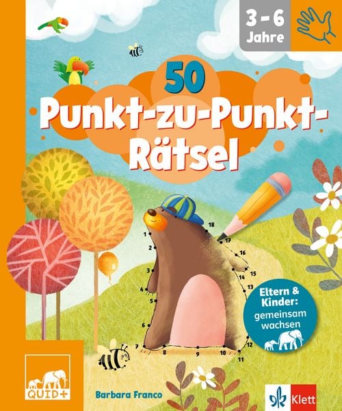 QUID+ 50 Punkt-zu-Punkt-Rätsel, Taschenbuch von , Klett Lerntraining bei PONS Langenscheidt GmbH, 9783129498262
