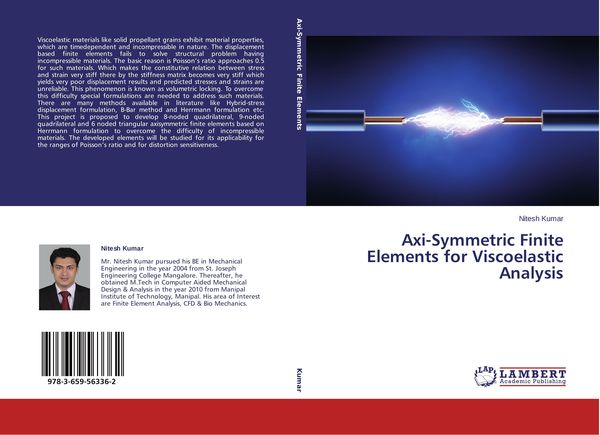 Produktbild: Axi-Symmetric Finite Elements for Viscoelastic Analysis