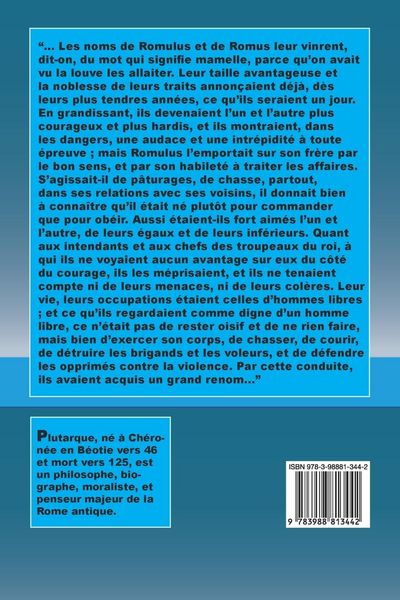 Produktbild: Vie de Romulus
