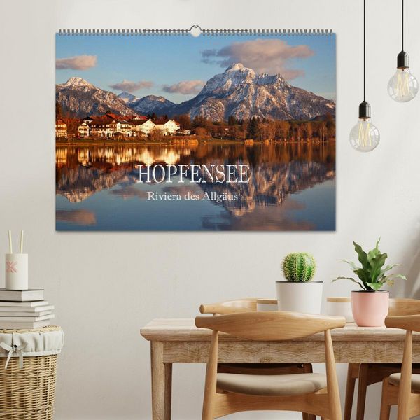 Produktbild: Hopfensee - Riviera des Allg&auml;us (Wandkalender 2026 DIN A2 quer), CALVENDO Monatskalender