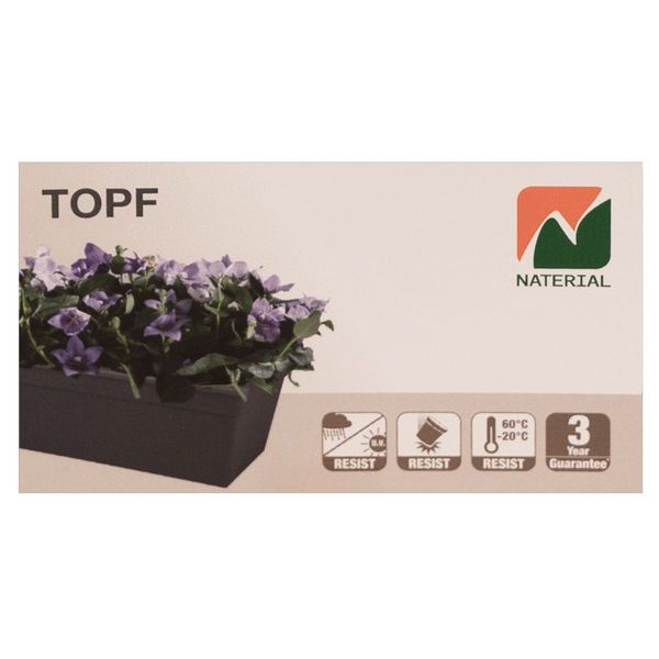 Produktbild: Blumenkasten cranberry red 50x16cm
