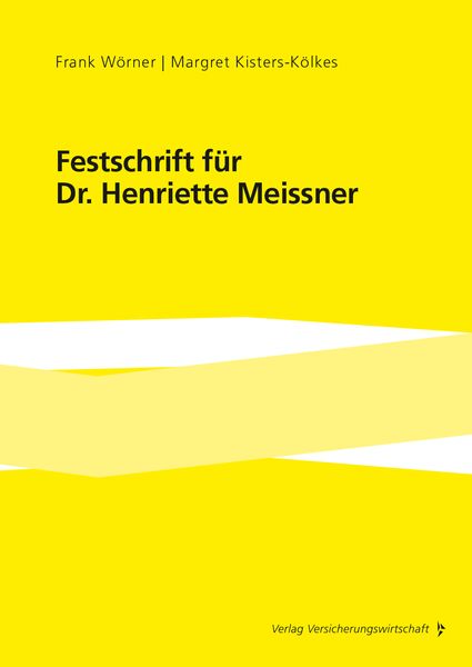 Produktbild: Festschrift f&uuml;r Dr. Henriette Meissner