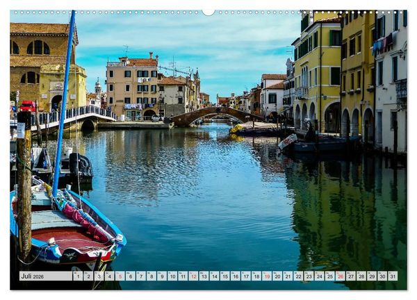 Produktbild: Chioggia - Venedigs kleine Schwester (hochwertiger Premium Wandkalender 2026 DIN A2 quer), Kunstdruck in Hochglanz