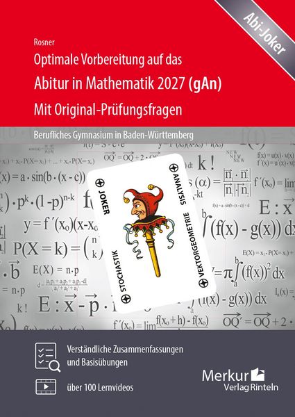 Produktbild: Optimale Vorbereitung auf das Abitur in Mathematik 2027 (gAn)