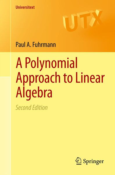 Produktbild: A Polynomial Approach to Linear Algebra