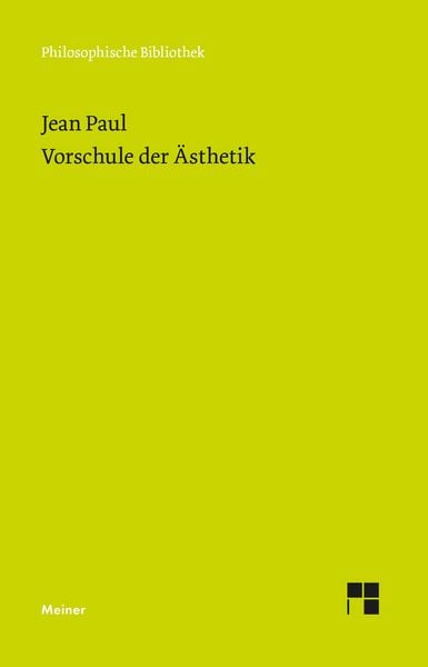 Produktbild: Vorschule der &Auml;sthetik
