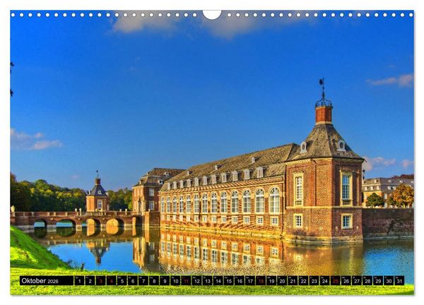 Produktbild: Burgen und Schl&ouml;sser im M&uuml;nsterland (Wandkalender 2026 DIN A3 quer), CALVENDO Monatskalender
