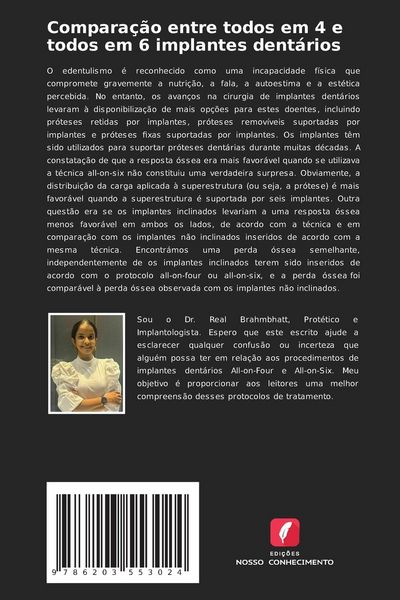 Produktbild: Compara&ccedil;&atilde;o entre todos em 4 e todos em 6 implantes dent&aacute;rios