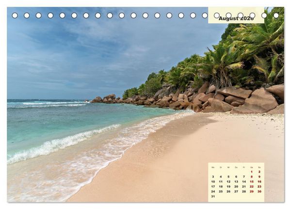 Produktbild: Ein Paradies aus Sand und Meer (Tischkalender 2026 DIN A5 quer), CALVENDO Monatskalender