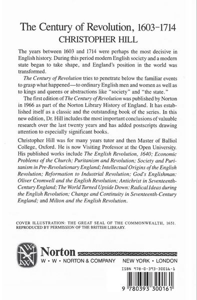 Produktbild: The Century of Revolution 1603-1714