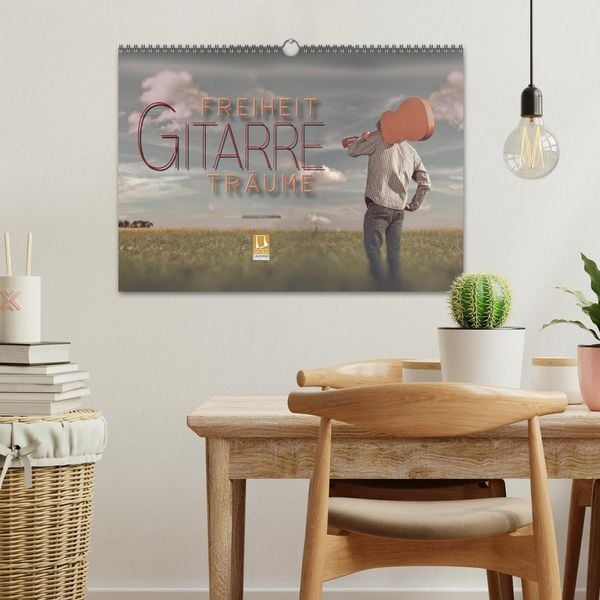 Produktbild: Gitarre - Freiheit Tr&auml;ume (Wandkalender 2026 DIN A3 quer), CALVENDO Monatskalender