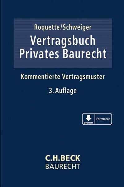 Produktbild: Vertragsbuch Privates Baurecht