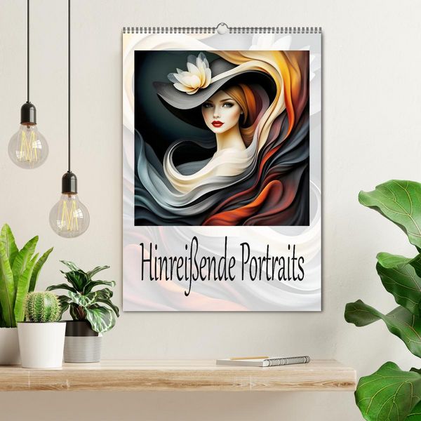 Produktbild: Hinrei&szlig;ende Portraits (Wandkalender 2026 DIN A2 hoch), CALVENDO Monatskalender