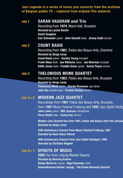 Produktbild: Jazz Legends - Limited Collector's Edition [7 DVDs]