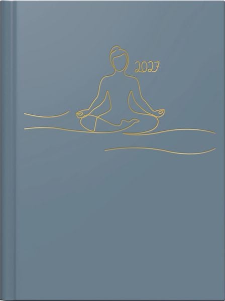 Produktbild: rido/id&eacute; 7013607037 Taschenkalender Premium Young Line Mini 2027 "Yoga" A6, Papier