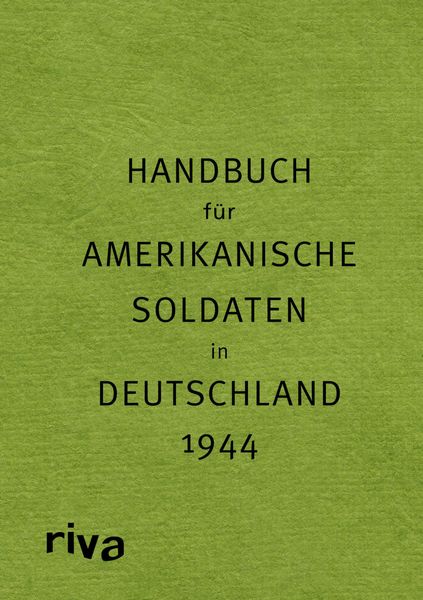 Produktbild: Pocket Guide to Germany - Handbuch f&uuml;r amerikanische Soldaten in Deutschland 1944