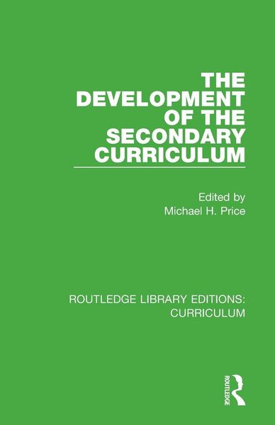 Produktbild: The Development of the Secondary Curriculum