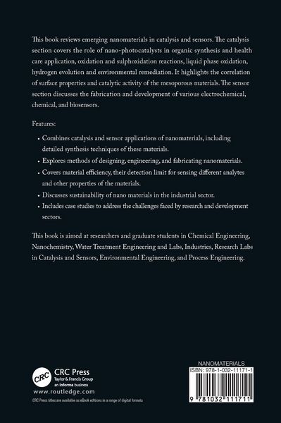 Produktbild: Emerging Nanomaterials for Catalysis and Sensor Applications