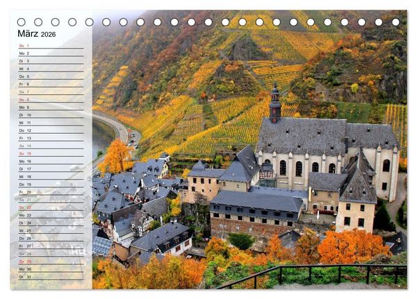 Produktbild: Eine Perle an der Mosel - Beilstein (Tischkalender 2026 DIN A5 quer), CALVENDO Monatskalender