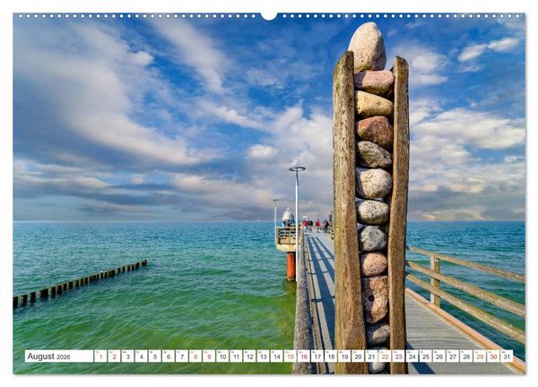 Produktbild: Zingst Stadtansichten (hochwertiger Premium Wandkalender 2026 DIN A2 quer), Kunstdruck in Hochglanz