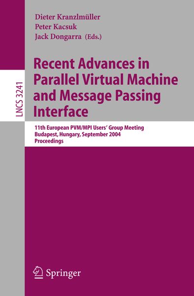 Produktbild: Recent Advances in Parallel Virtual Machine and Message Passing Interface