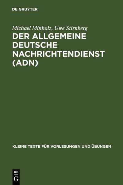 Produktbild: Der Allgemeine Deutsche Nachrichtendienst (ADN)