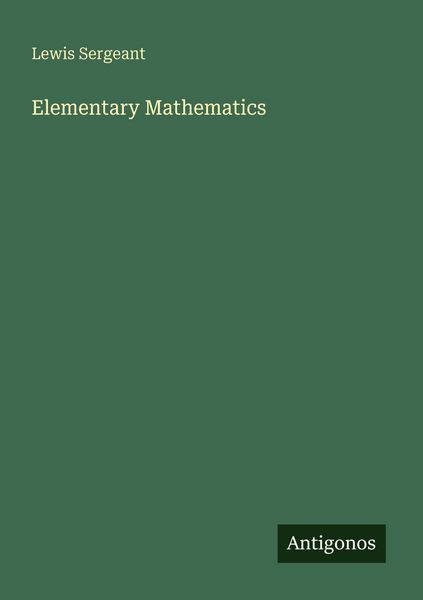 Produktbild: Elementary Mathematics