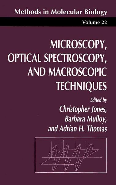 Produktbild: Microscopy, Optical Spectroscopy, and Macroscopic Techniques