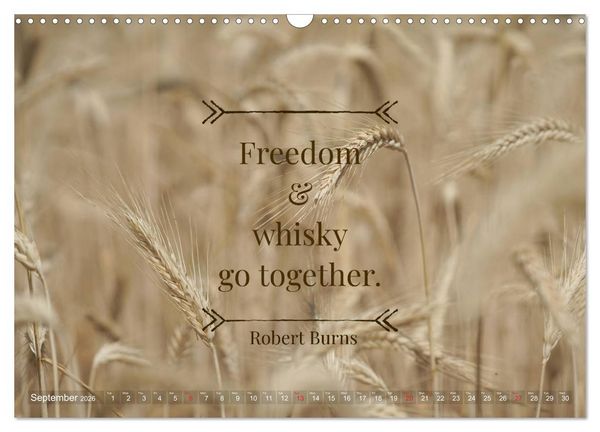 Produktbild: Wonderful Whisky Wisdom (Wall Calendar 2026 DIN A3 landscape), CALVENDO 12 Month Wall Calendar