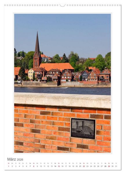 Produktbild: Lauenburg 2026 (Wandkalender 2026 DIN A2 hoch), CALVENDO Monatskalender