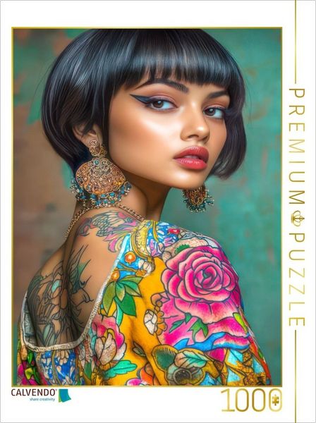 CALVENDO Puzzle Erotische Porträts von Frauen | 1000 Teile Lege-Größe 64x48cm Foto-Puzzle für glückliche Stunden