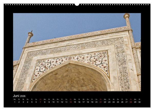 Produktbild: Taj Mahal (Wandkalender 2026 DIN A2 quer), CALVENDO Monatskalender