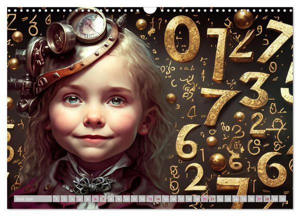 Produktbild: Starke M&auml;dchen - Steampunk Welten (Wandkalender 2026 DIN A3 quer), CALVENDO Monatskalender