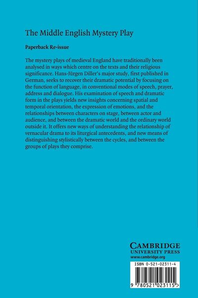 Produktbild: The Middle English Mystery Play