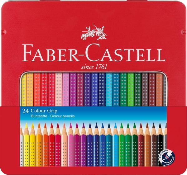 Produktbild: Faber-Castell Buntstifte Colour Grip, 24er Set