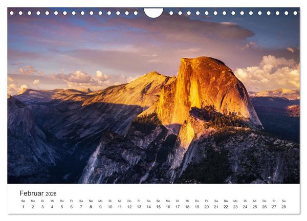 Produktbild: Yosemite - Einzigartige Naturspektakel (Wandkalender 2026 DIN A4 quer), CALVENDO Monatskalender