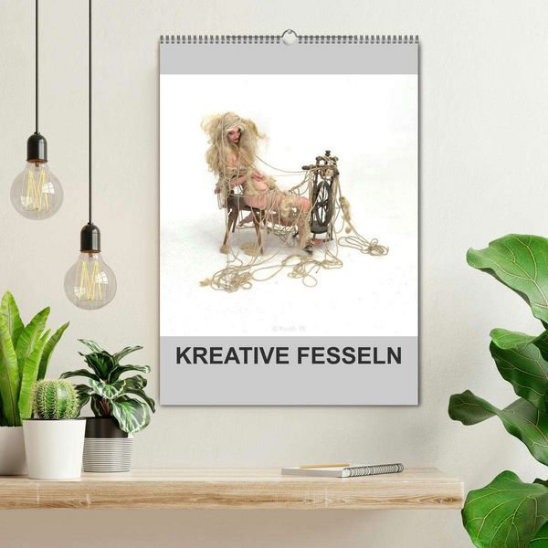 Produktbild: KREATIVE FESSELN (Wandkalender 2026 DIN A2 hoch), CALVENDO Monatskalender