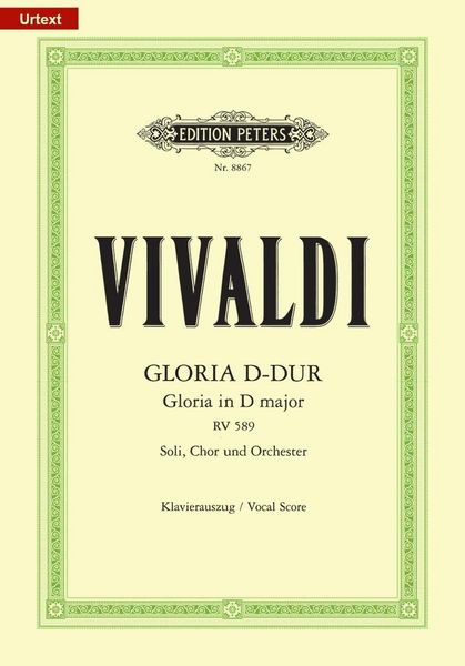 Produktbild: Gloria D-Dur RV 589