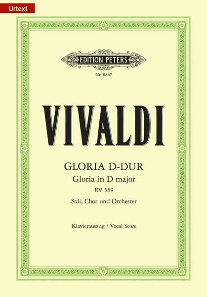 Produktbild: Gloria D-Dur RV 589