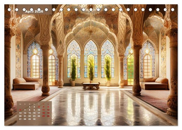 Produktbild: Exotische Pal&auml;ste (Tischkalender 2026 DIN A5 quer), CALVENDO Monatskalender