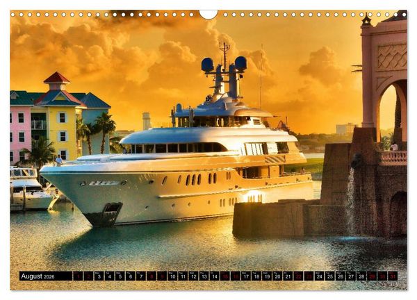 Produktbild: SUPERYACHTS (Wall Calendar 2026 DIN A3 landscape), CALVENDO 12 Month Wall Calendar