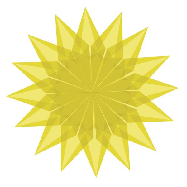 Produktbild: URSUS Falten Transparentpapier-Faltbl&auml;tter, 42 g/m&sup2;, 14 x 14 cm, zitronengelb, 100 Blatt
