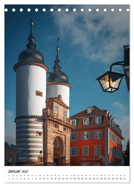 Produktbild: Heidelberg - Deutschlands romantisches Highlight (Tischkalender 2027 DIN A5 hoch), CALVENDO Monatskalender
