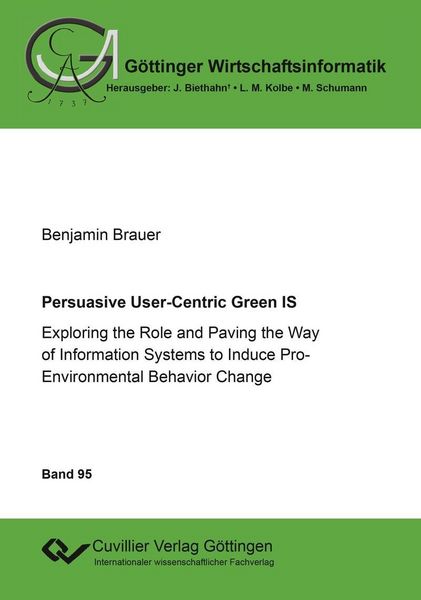 Produktbild: Persuasive User-Centric Green IS