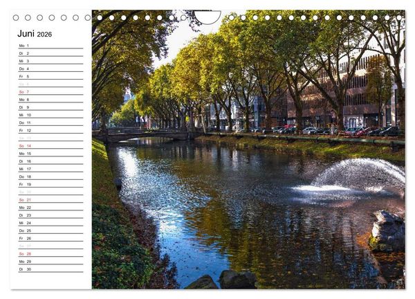 Produktbild: D&uuml;sseldorf - Impressionen (Wandkalender 2026 DIN A4 quer), CALVENDO Monatskalender