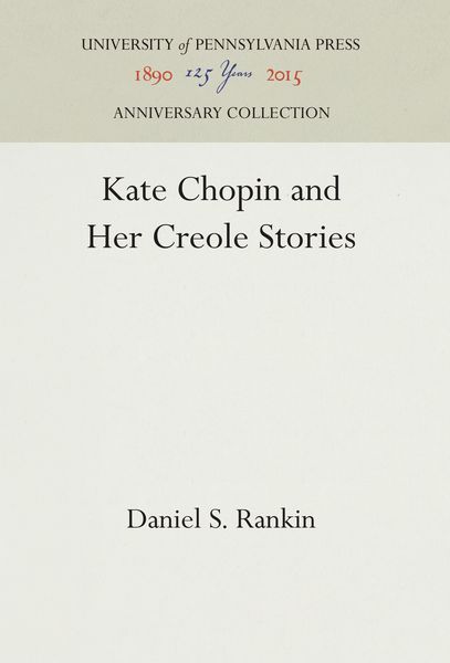 Produktbild: Kate Chopin and Her Creole Stories