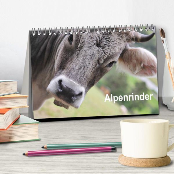 Produktbild: Alpenrinder (Tischkalender 2026 DIN A5 quer), CALVENDO Monatskalender