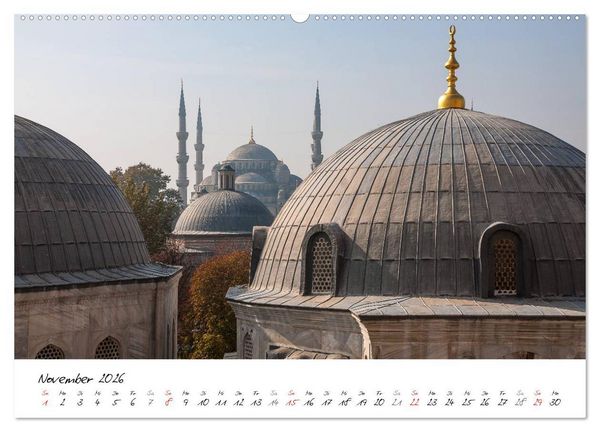Produktbild: Istanbul - Stadt auf zwei Kontinenten (hochwertiger Premium Wandkalender 2026 DIN A2 quer), Kunstdruck in Hochglanz